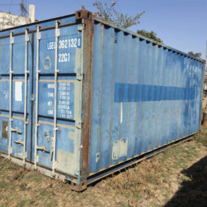 old shipping container